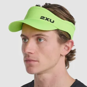 2XU Run Visor - Volt/Black