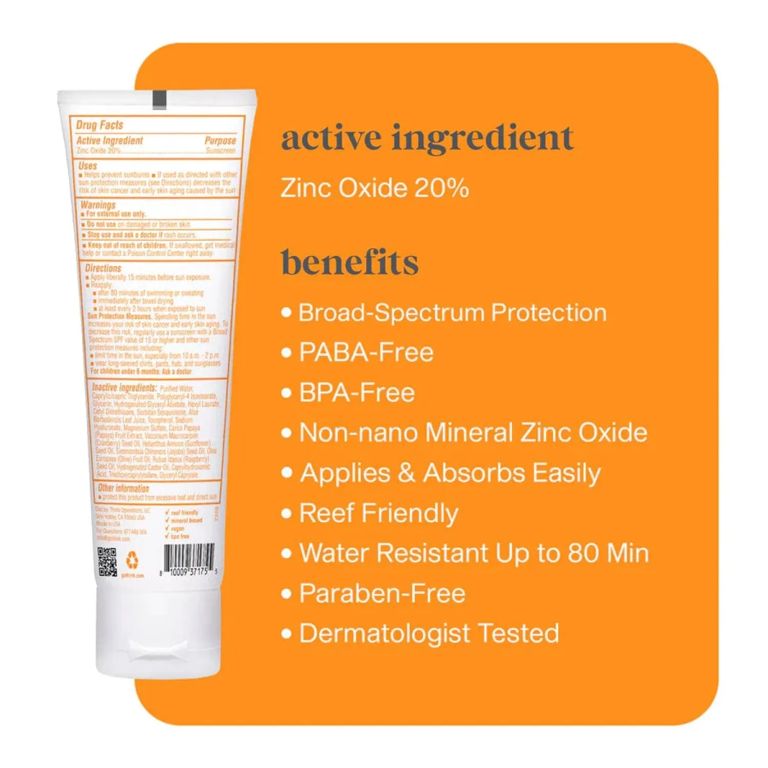 Baby SPF 30 Clear Zinc Sunscreen