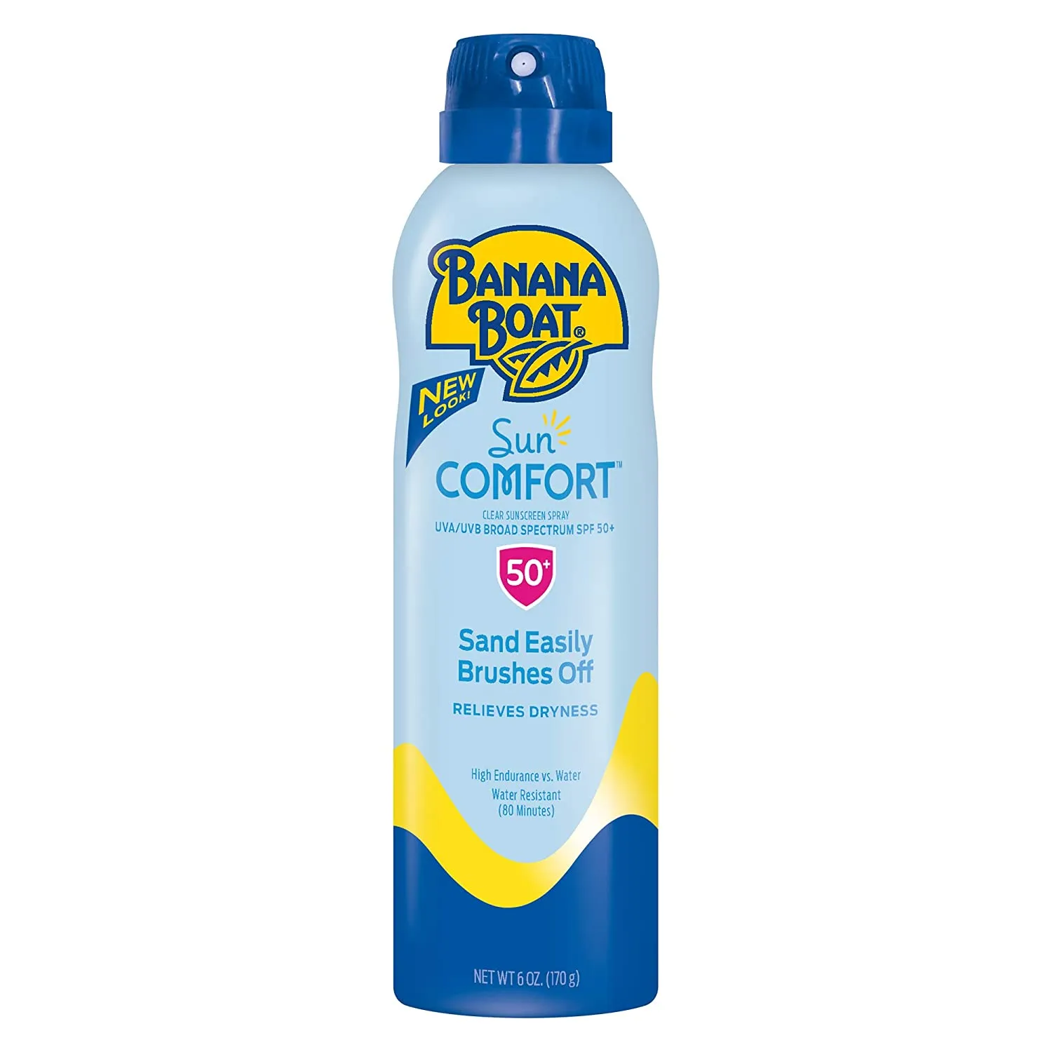 Banana Boat Sunscreen SunComfort Ultra Mist SPF 50, 6 Oz