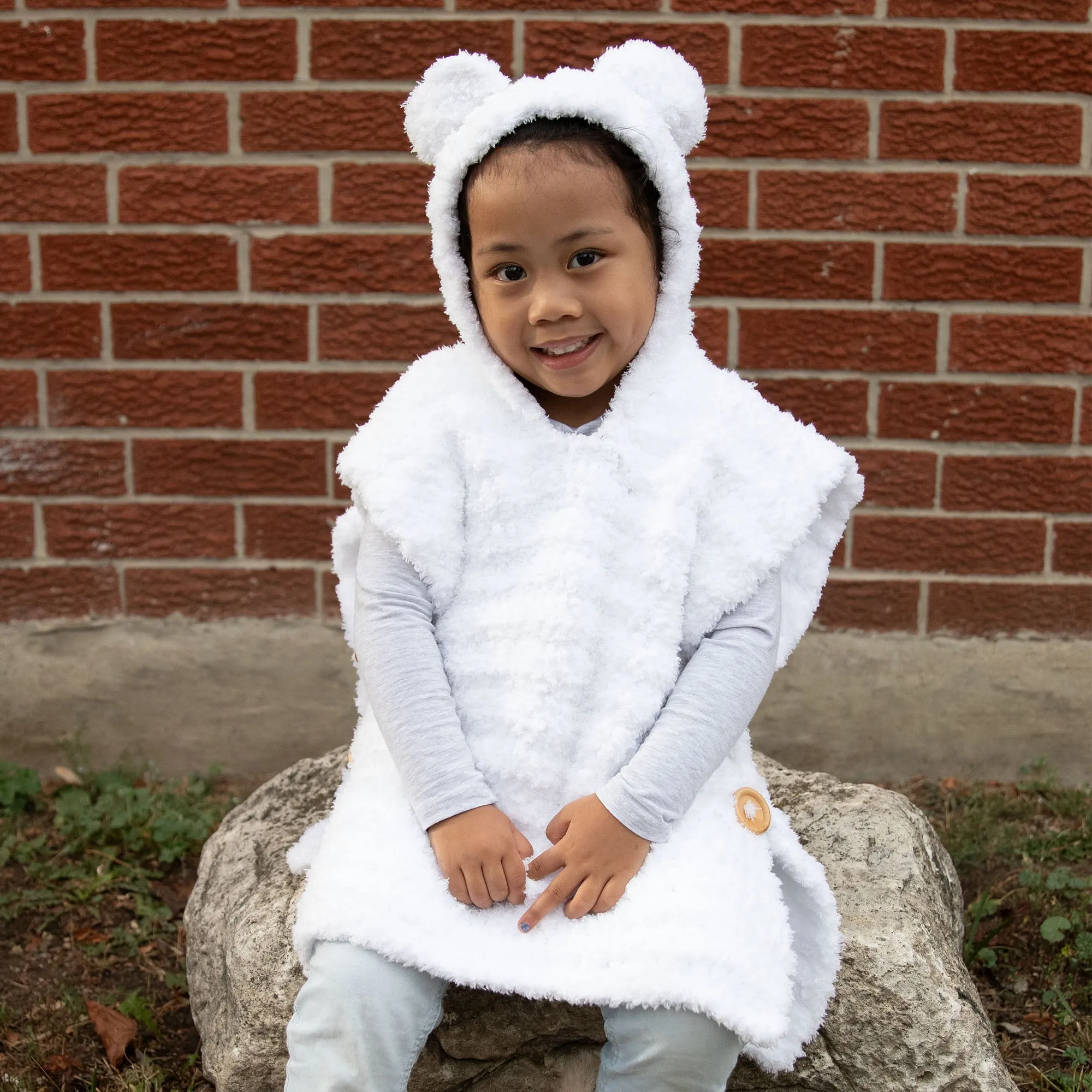 Bernat Crochet Kids Polar Bear Poncho