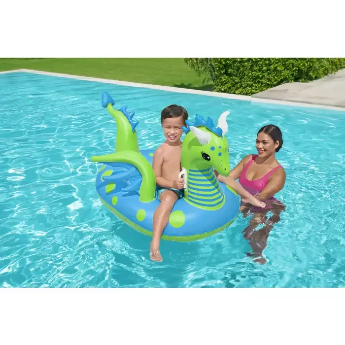 Bestway Fantasy Dragon Ride On (53" x 56"/1.34m x 1.42m)