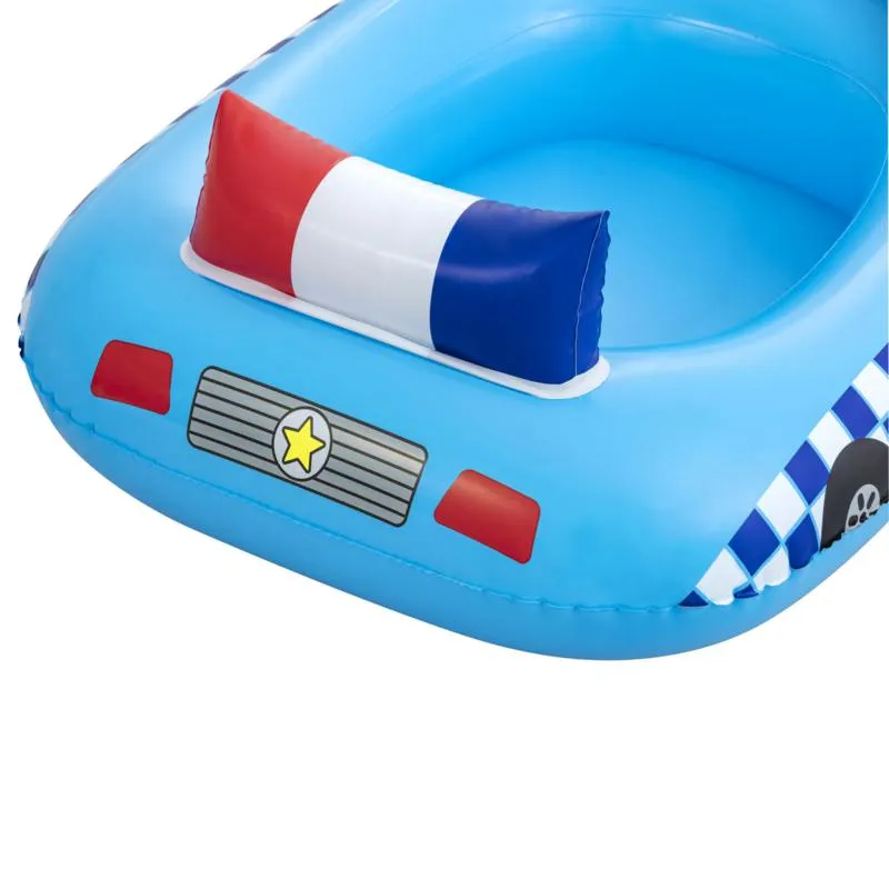 Bestway Fun Speakers Police Car Baby Boat (38" x 29"/97cm x 74cm)