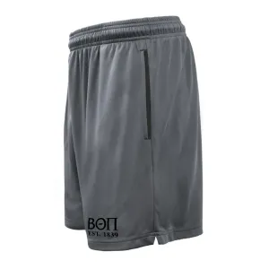 Beta 7in Grey Pocketed Shorts