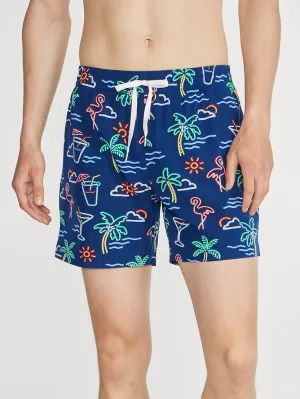 Chubbies The Neon Lights 5.5" Stretch Zipper Pocket