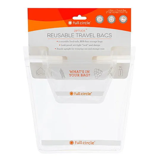 Clear Reusable Travel Set Bags