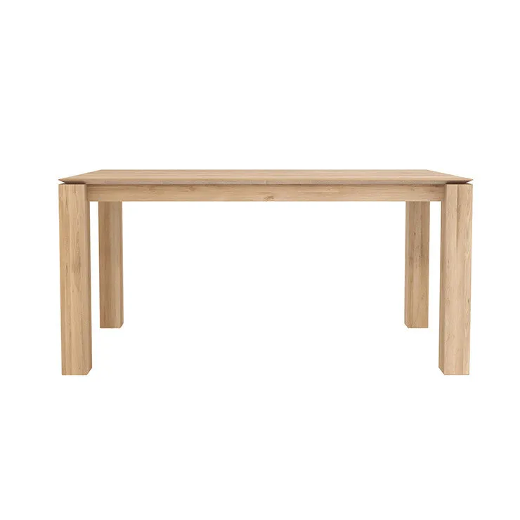 ETHNICRAFT OAK SLICE DINING TABLE