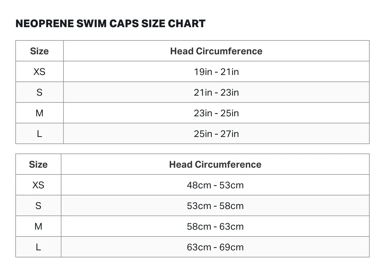 HEAT-TECH NEOPRENE SWIM CAP