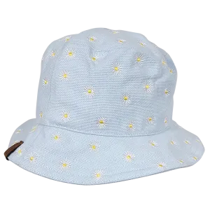 KB-005 C.C Daisy Rain Bucket Hat Light Blue