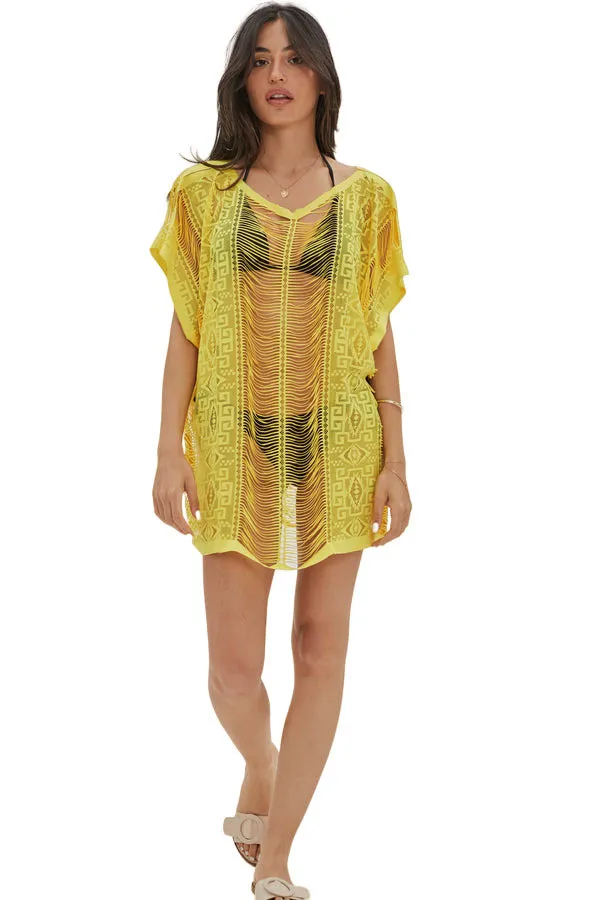 Ladies Beachwear - Pool Cover Up, Fun Summer Dress Swimsuit Coverups, Stylish, Lightweight, and Breathable Swimwear Accessories