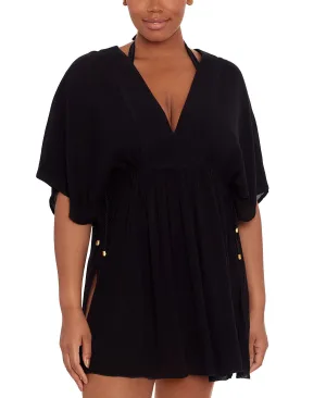 Lauren by ralph lauren tunic in wrinkled viscose Lauren Ralph Lauren, black