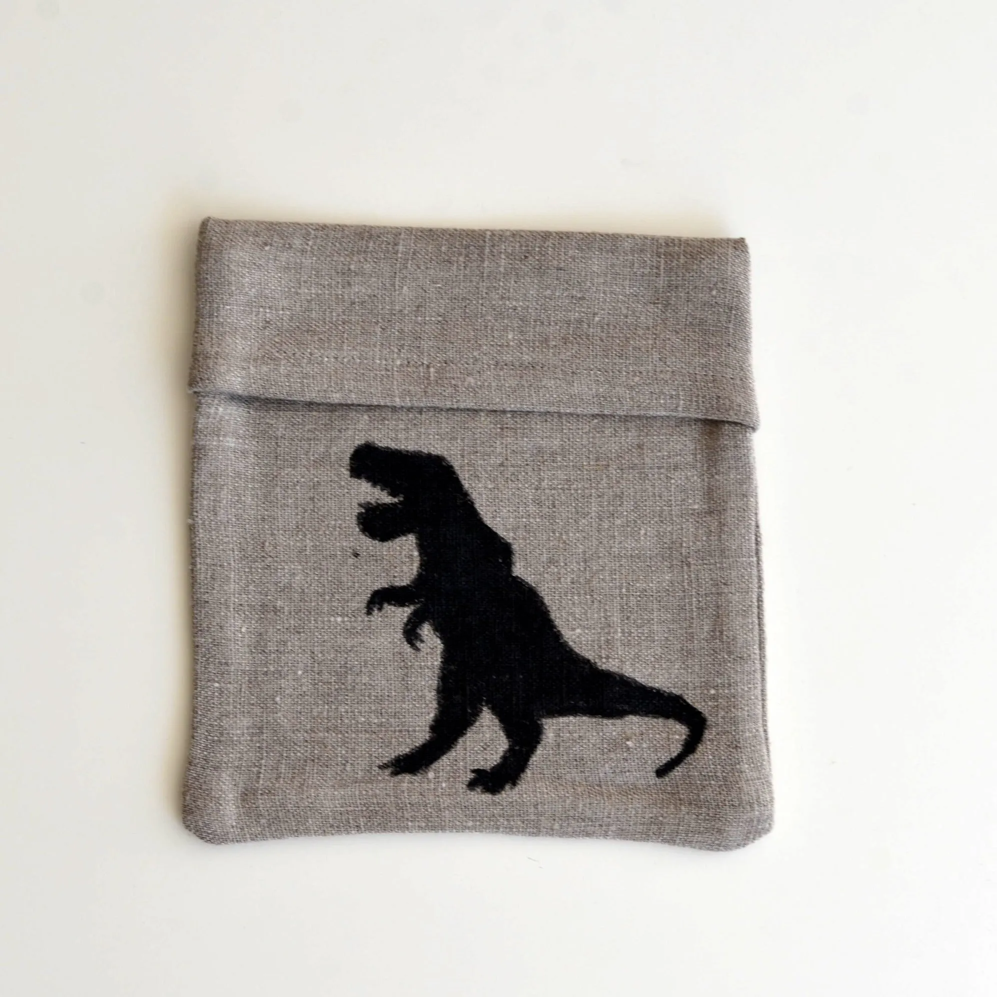 Lunch w/Dinosaur Friends - Linen Sandwich & Snack Bags