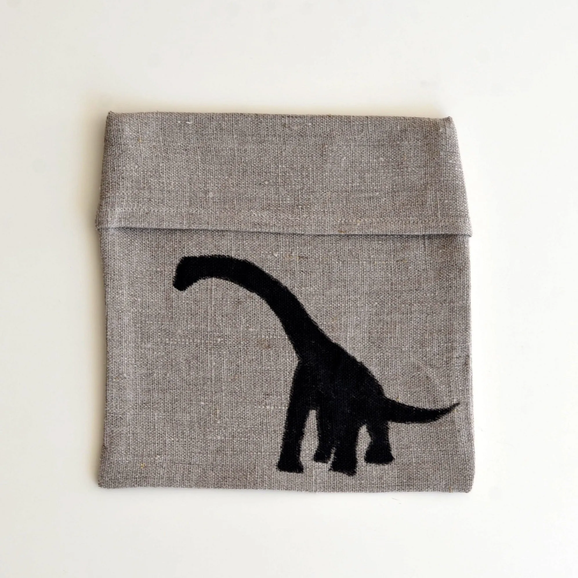 Lunch w/Dinosaur Friends - Linen Sandwich & Snack Bags