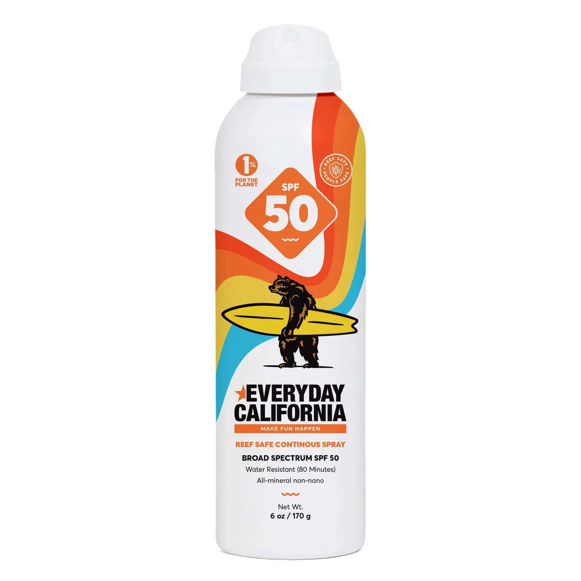 Mineral SPF 50 Reef Safe Sunscreen Continuous Spray