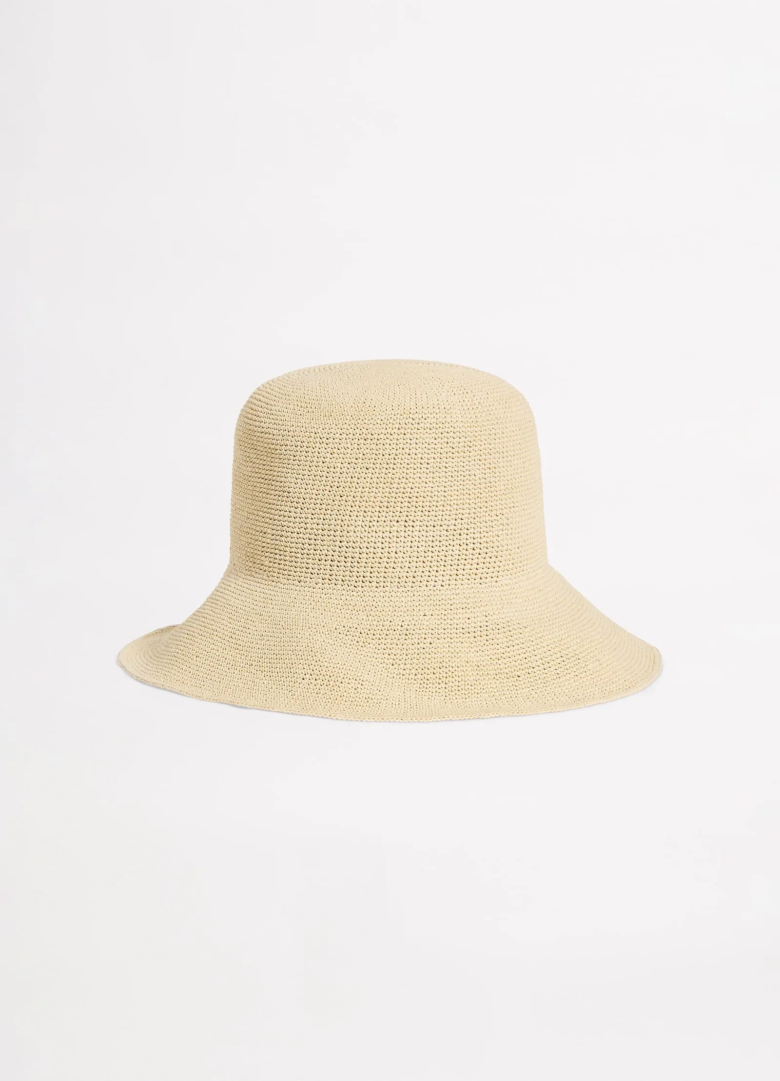 Packable Raffia Bucket Hat - Natural