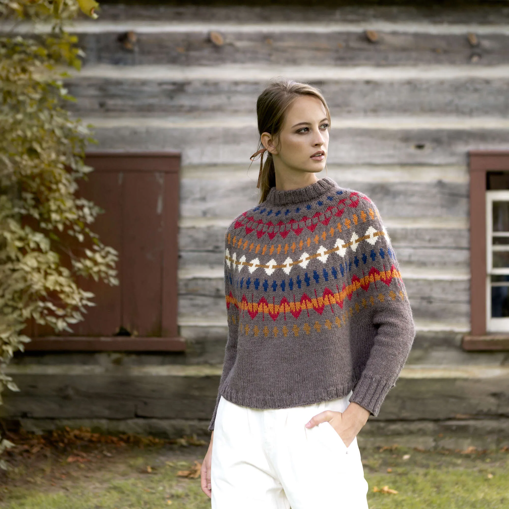 Patons Leslieville Knit Swoncho