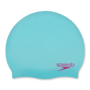 PLAIN MOULDED SILICONE SWIM CAP - JUNIOR