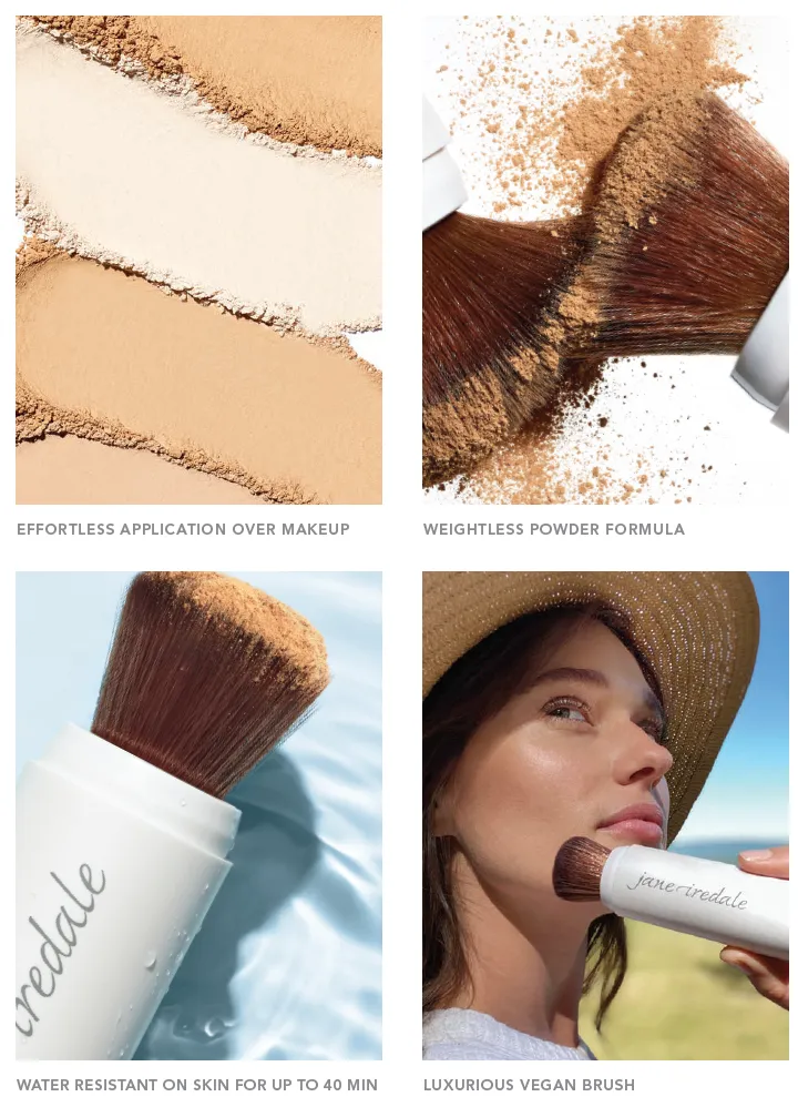 Powder-Me SPF 30 Dry Sunscreen Refillable Brush