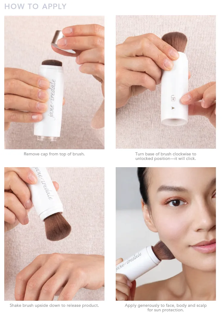 Powder-Me SPF 30 Dry Sunscreen Refillable Brush