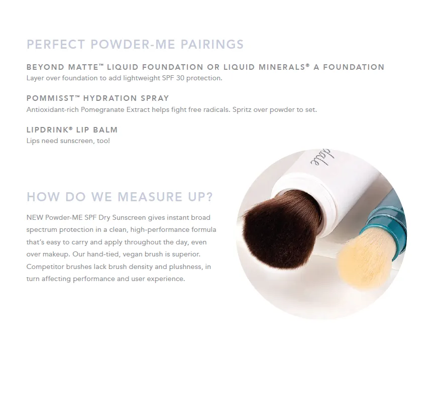 Powder-Me SPF 30 Dry Sunscreen Refillable Brush