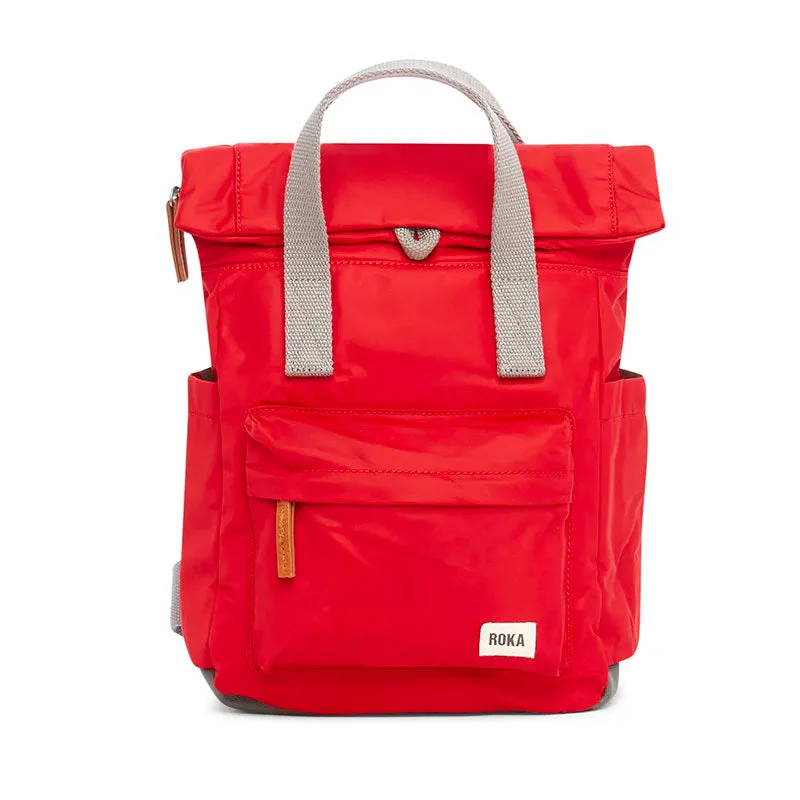 Roka Canfield Sustainable Small Backpack Cranberry