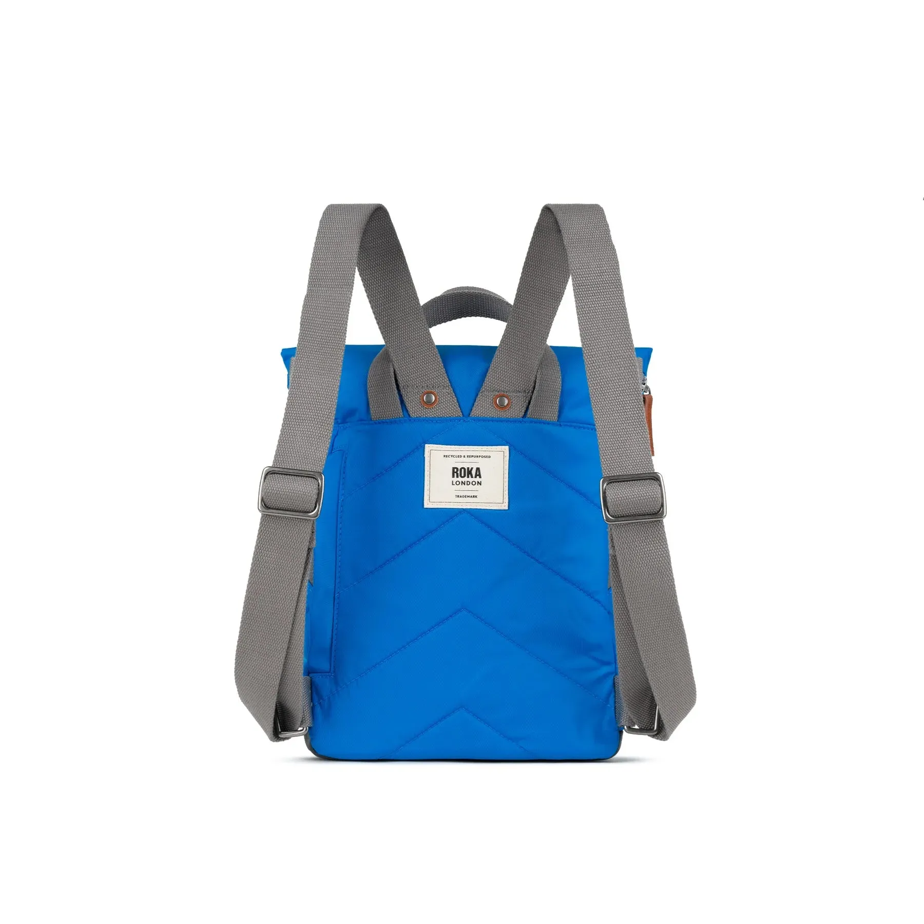 Roka Canfield Sustainable Small Backpack Neon Blue