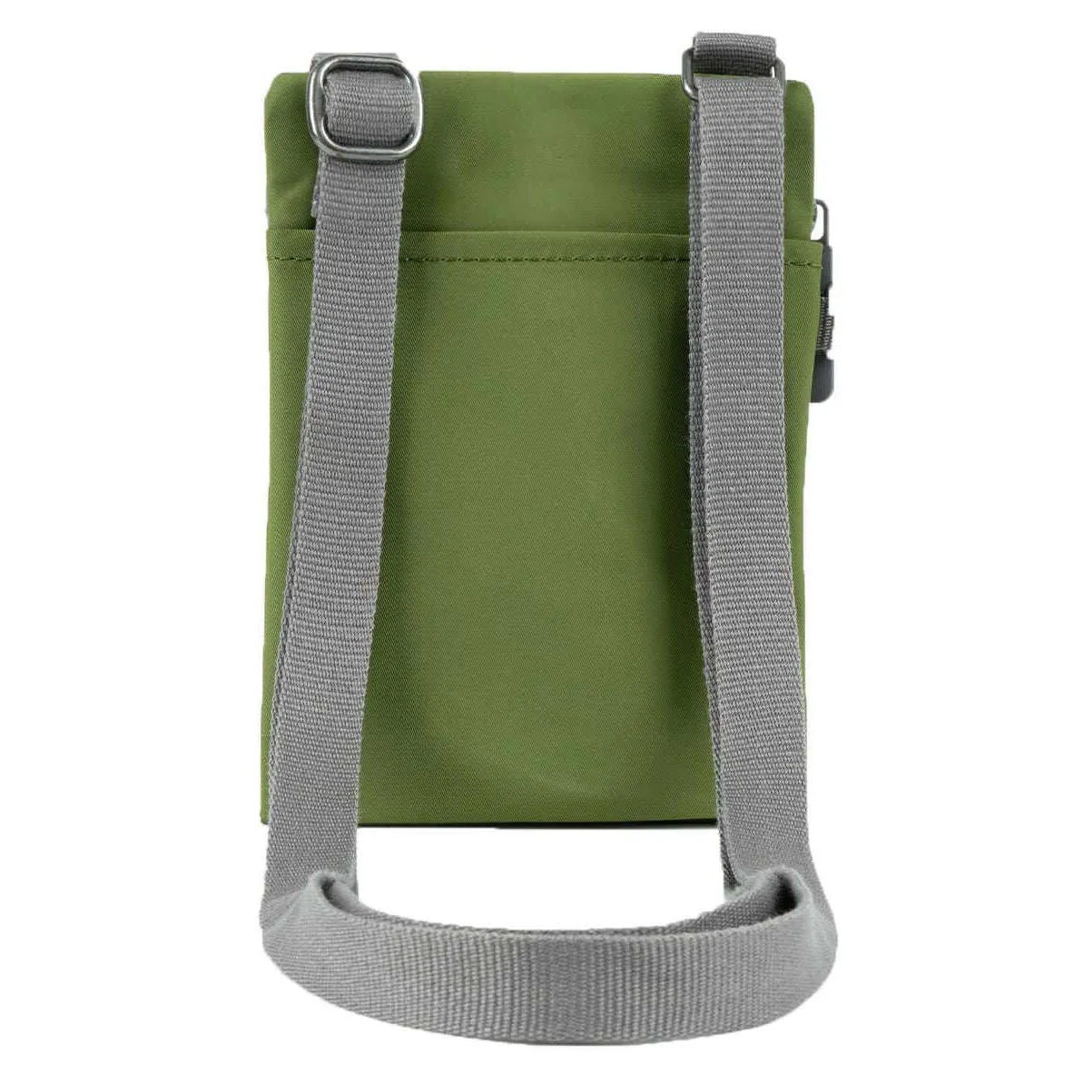 Roka Chelsea Sustainable Nylon Pocket Sling Bag - Avocado Green