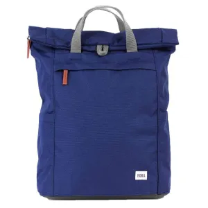 Roka Finchley A Large Sustainable Canvas Backpack - Mineral Blue