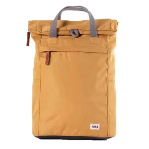 Roka Finchley A Medium Sustainable Canvas Backpack - Flax Yellow