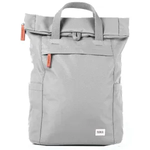 Roka Finchley A Medium Sustainable Canvas Backpack - Stormy Grey