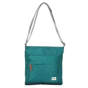 Roka Kennington B Medium Sustainable Nylon Cross Body Bag - Teal Green