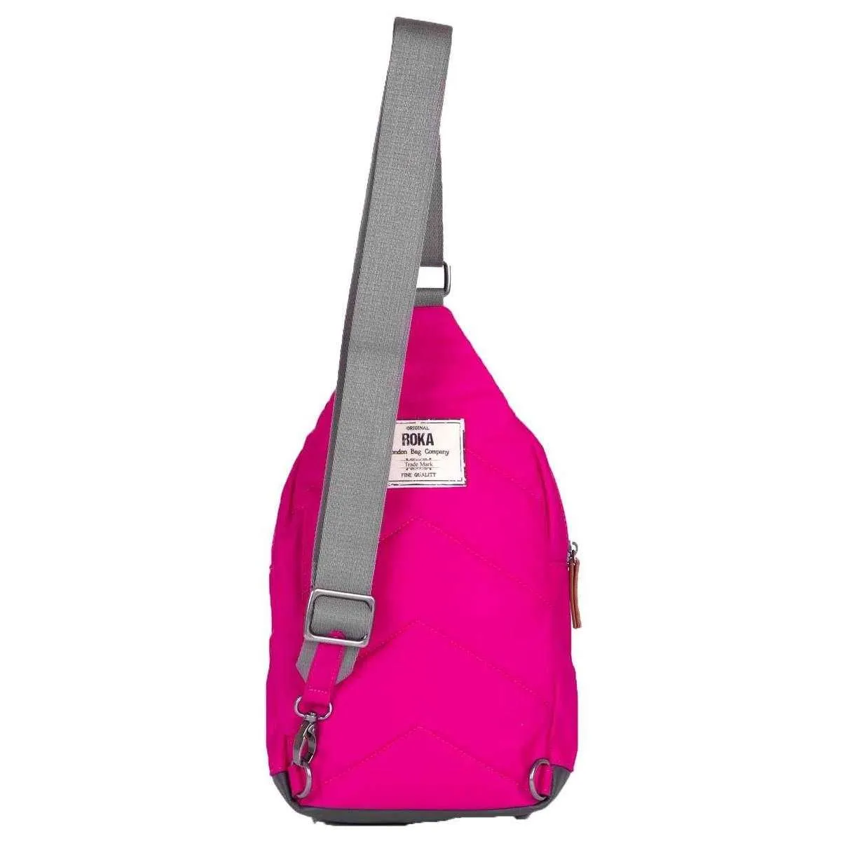 Roka Willesden B Sustainable Nylon Scooter Bag - Candy Pink