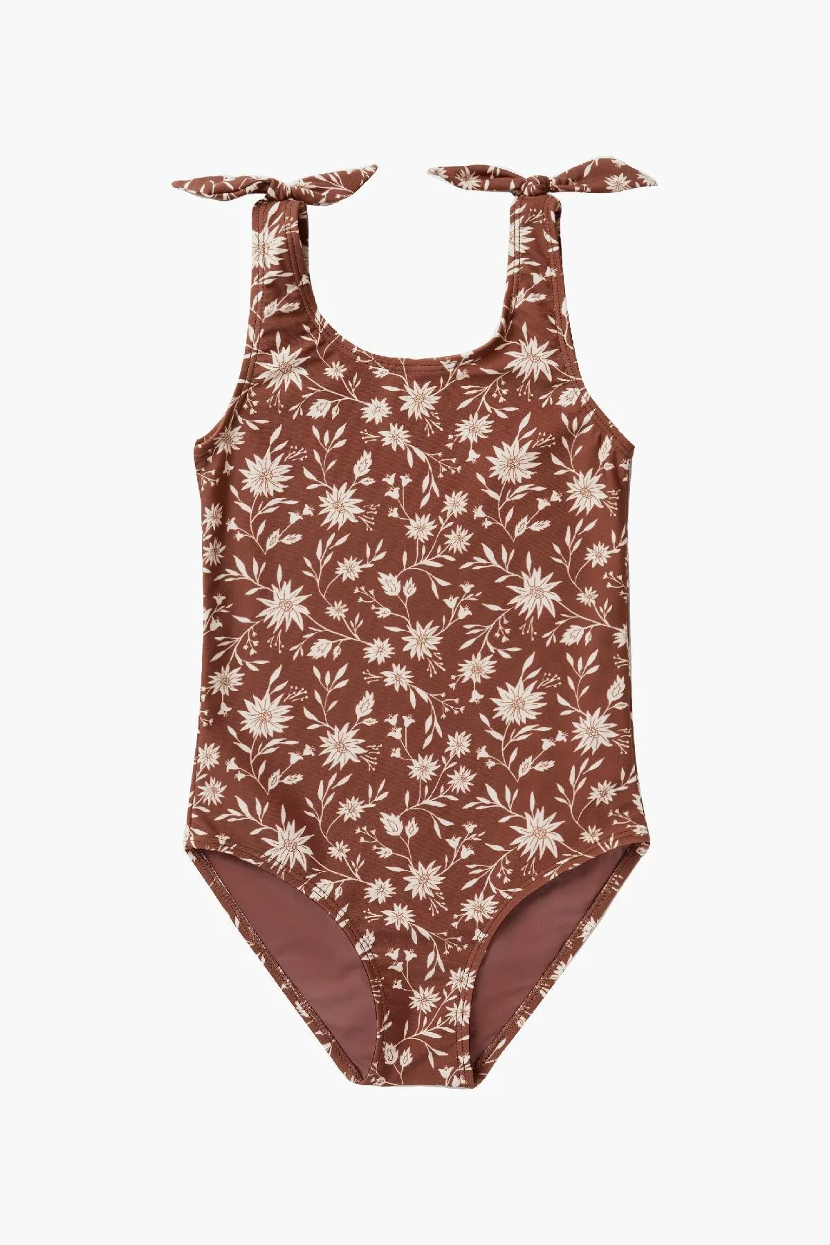 Rylee   Cru Millie Girls Swimsuit - Redwood (Size 2/3 left)