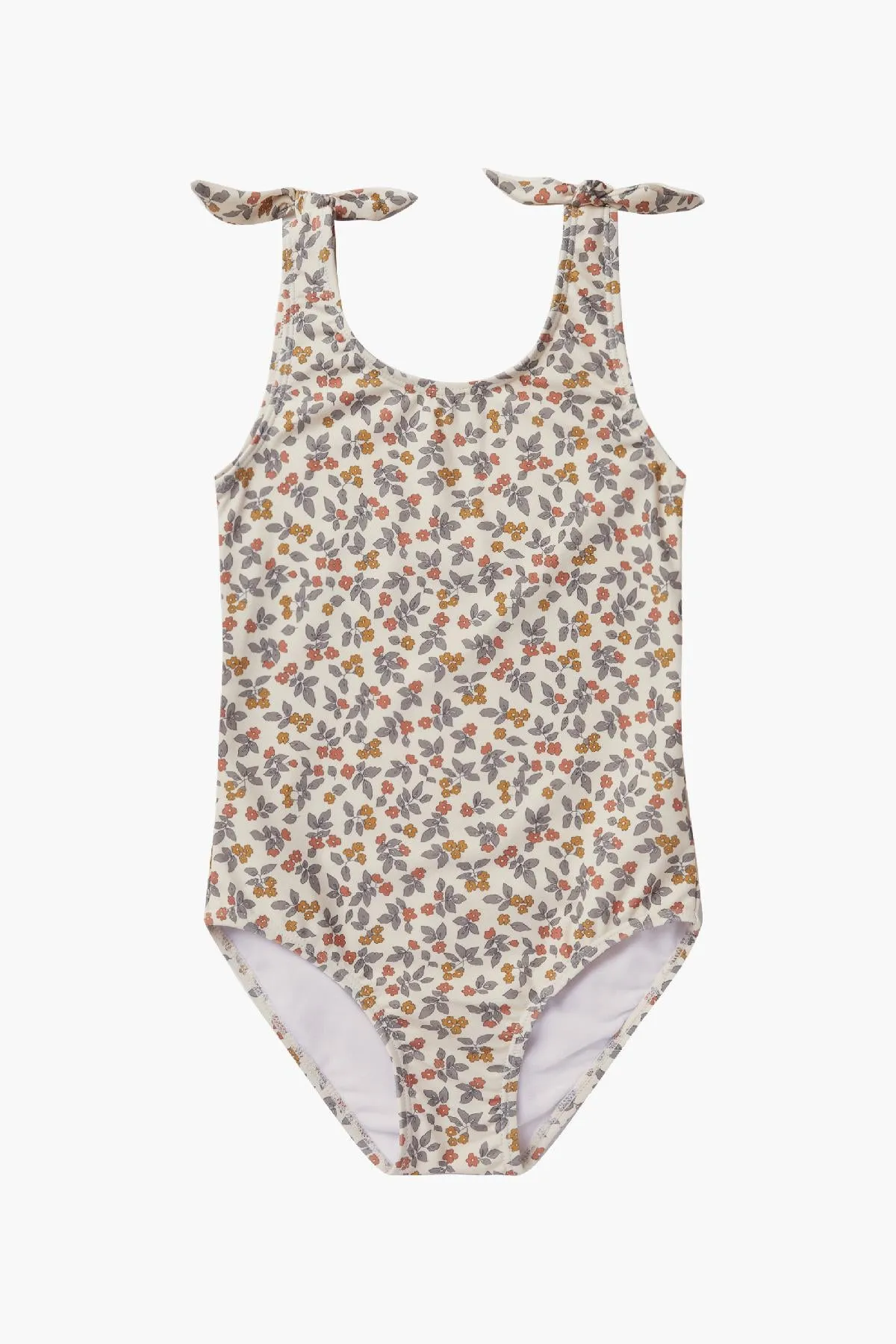 Rylee   Cru Millie Girls Tie Swimsuit - Summer Bloom