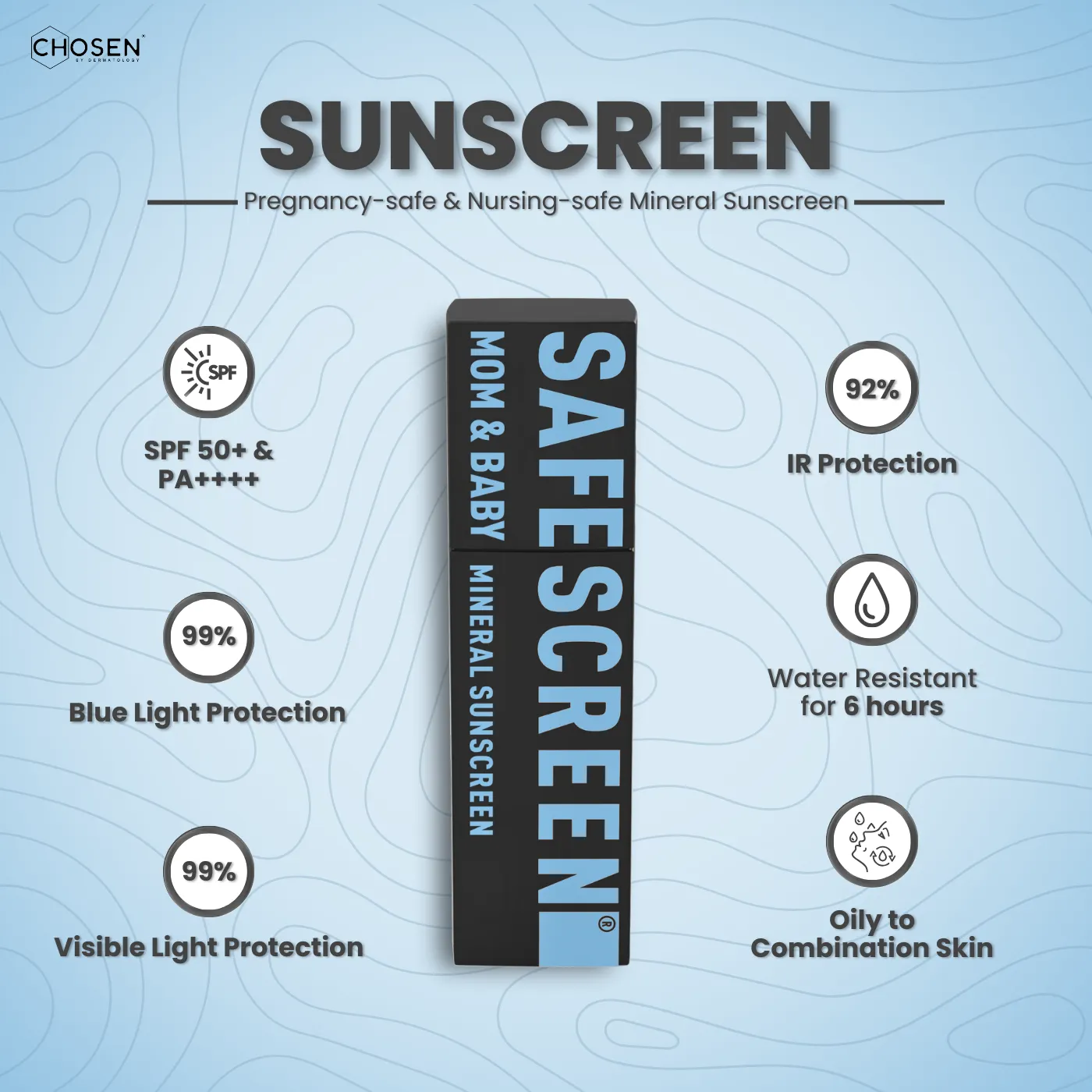 SAFESCREEN® Mom & Baby Mineral Sunscreen SPF 50 