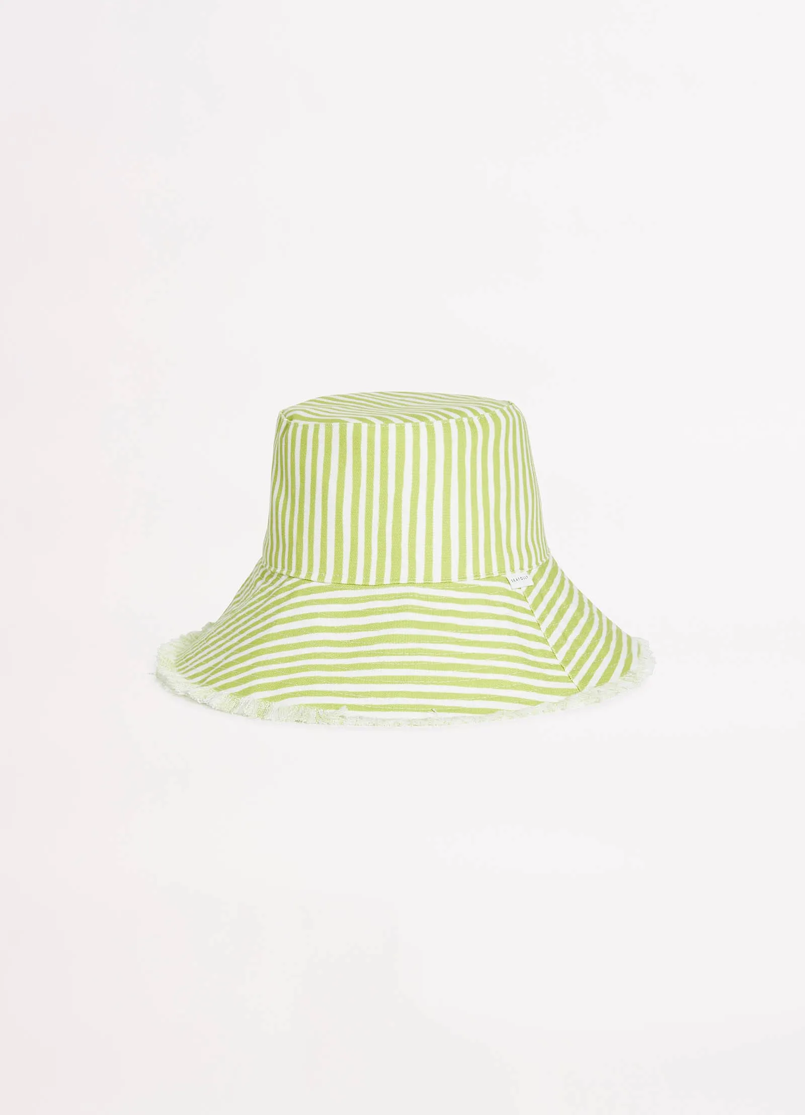 Stripe Bucket Hat - Soft Olive