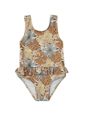 The Skirted Swimsuit by Rylee   Cru - Safari Floral - BABY