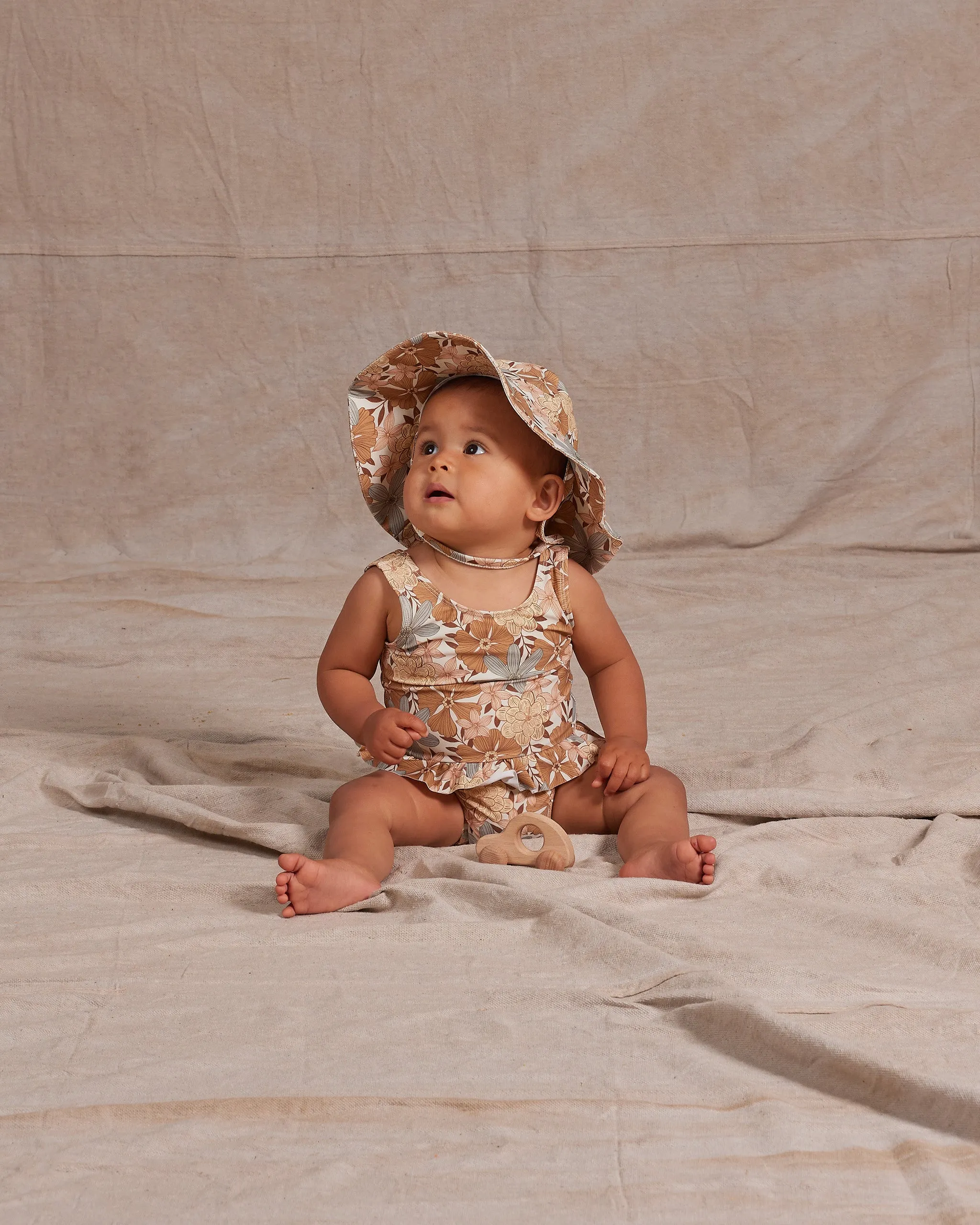 The Skirted Swimsuit by Rylee   Cru - Safari Floral - BABY