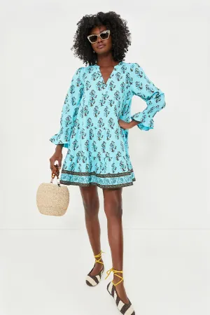 Tropical Turquoise Bouquet Kenzo Coverup