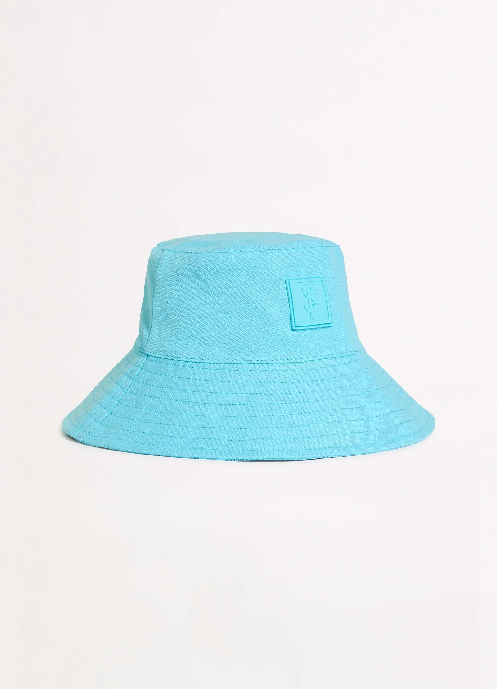 Wish You Were Here Canvas Bucket Hat - Atoll Blue