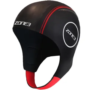 Zone3 - Neoprene Swim Cap - Black/Red